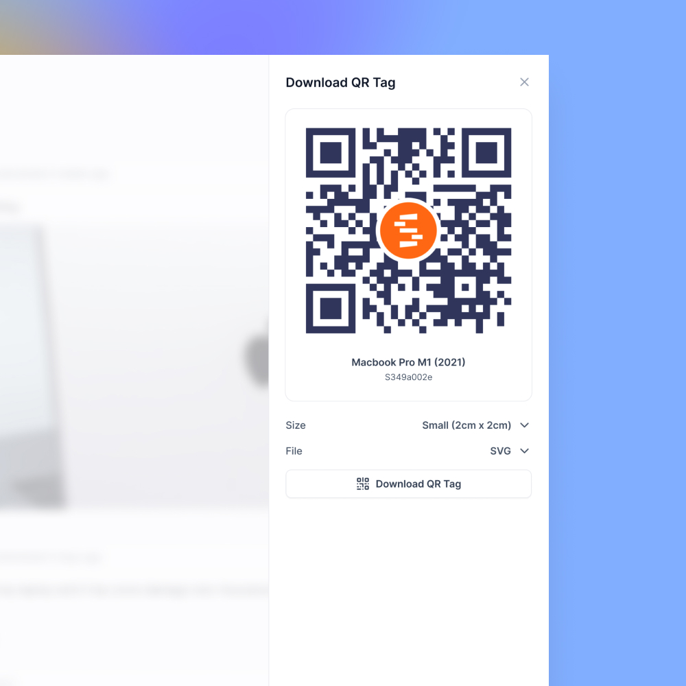 Generate Unique, Programmable QR Code Tags For All Your Assets