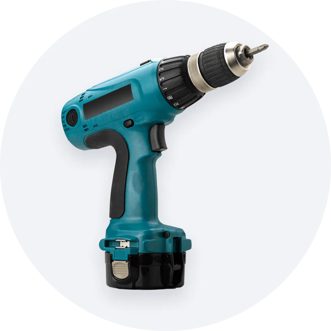 Power tools tracked with QR codes for field teams